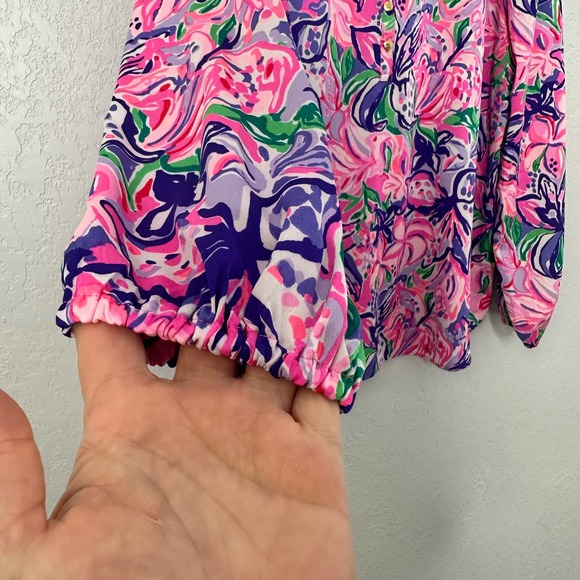 Lilly Pulitzer Marvell's Top "Isn't She Lilly" Sz S - Picture 2 of 6